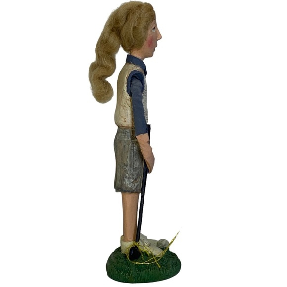 Vintage House of Lloyd Saturday Golf Woman Figurine Sculpture Weekday Women 8 in - Picture 2 of 16